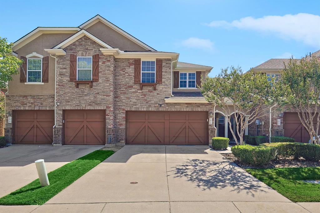 5816 Stone Mountain Road The Colony, TX 75056 - Photo 1 of 1 a front view of a house with a yard