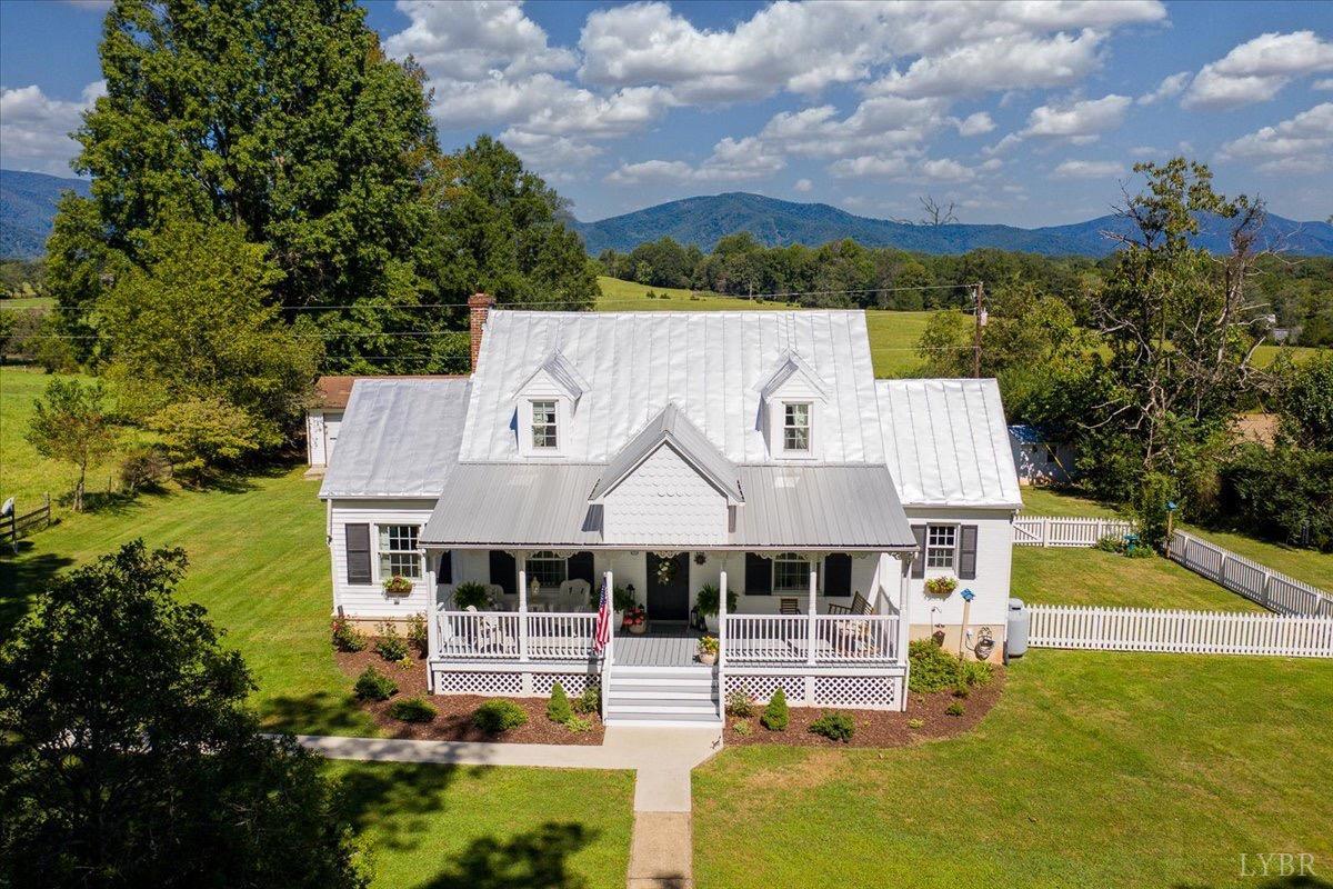 380 St Marys Road Amherst, VA 24521 - Photo 7 of 20 a aerial view of a house with swimming pool and a yard