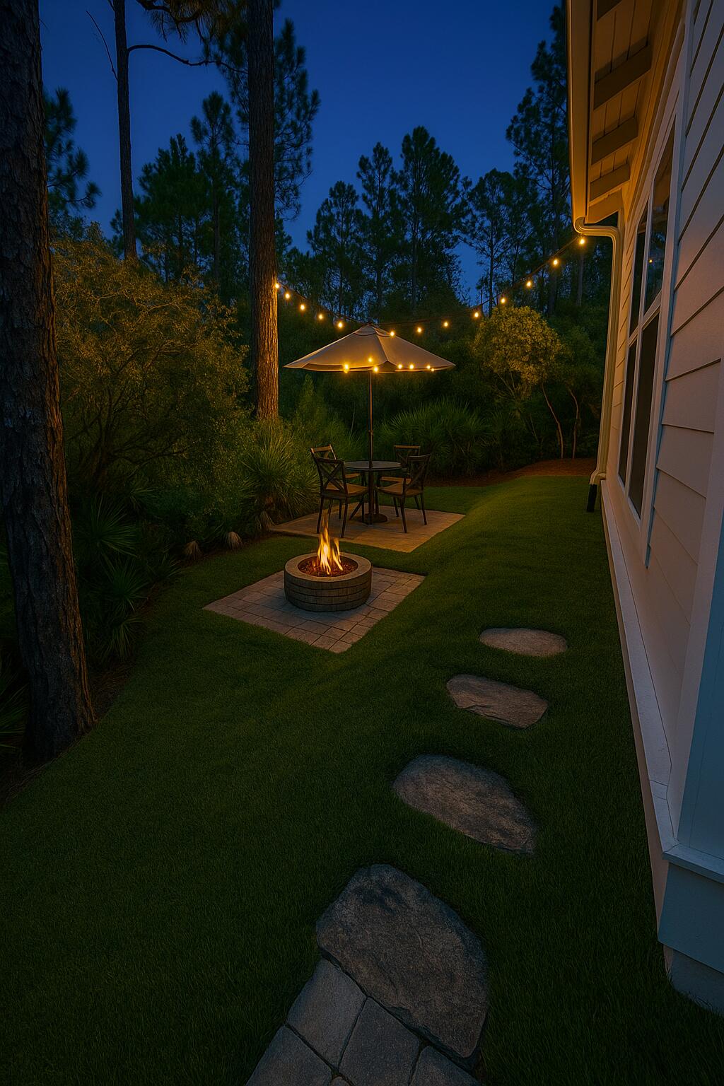 248 Euvino Way Santa Rosa Beach, FL 32459 - Photo 44 of 56 a view of a table and chairs in patio