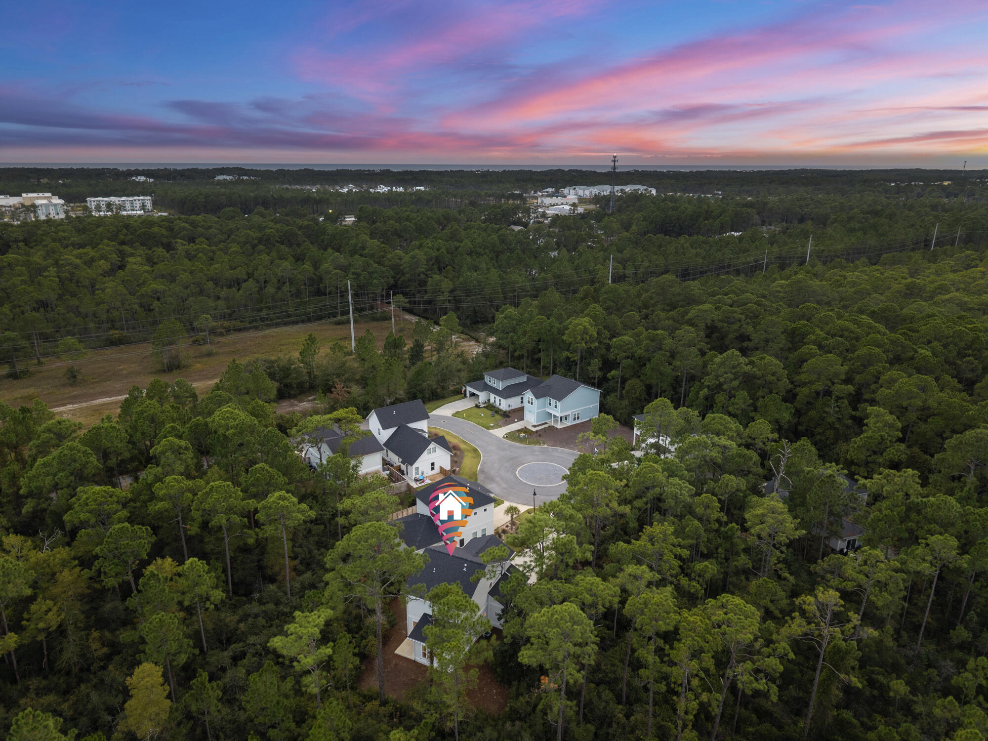 248 Euvino Way Santa Rosa Beach, FL 32459 - Photo 56 of 56 a view of a city with a lake view