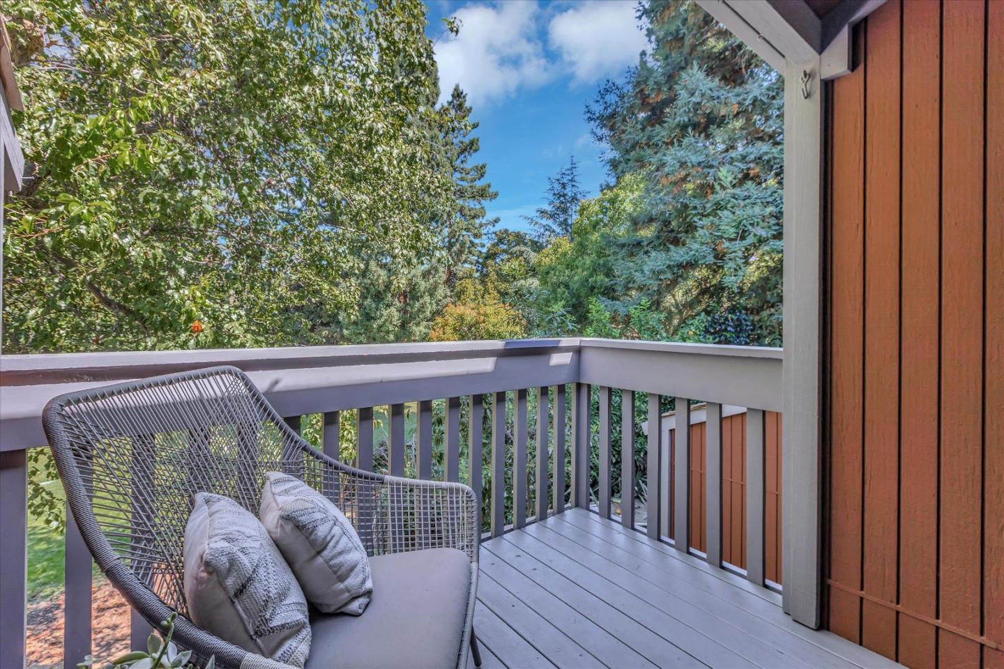 202 Central Avenue Mountain View, CA 94043 - Photo 31 of 39 a balcony with wooden floor