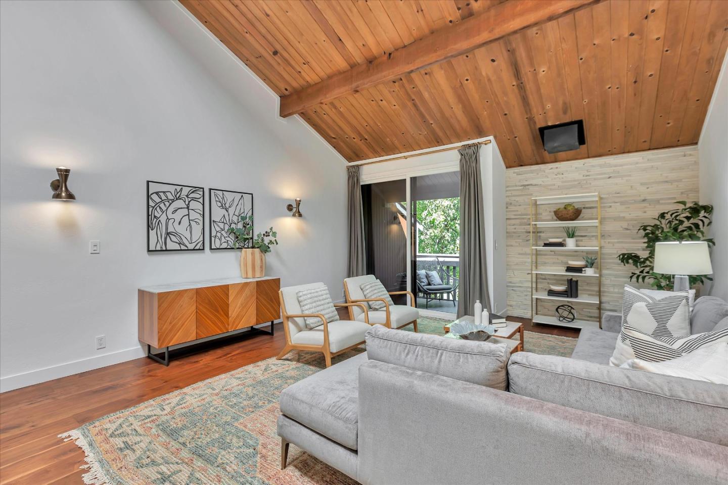 202 Central Avenue Mountain View, CA 94043 - Photo 4 of 39 a living room with furniture and a large window