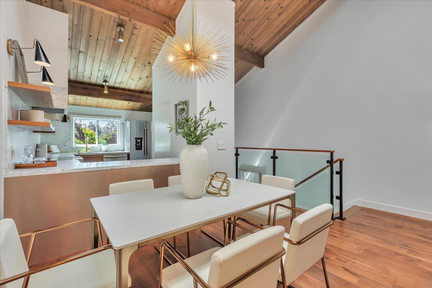 202 Central Avenue Mountain View, CA 94043 - Photo 10 of 39 a dining room with furniture and wooden floor