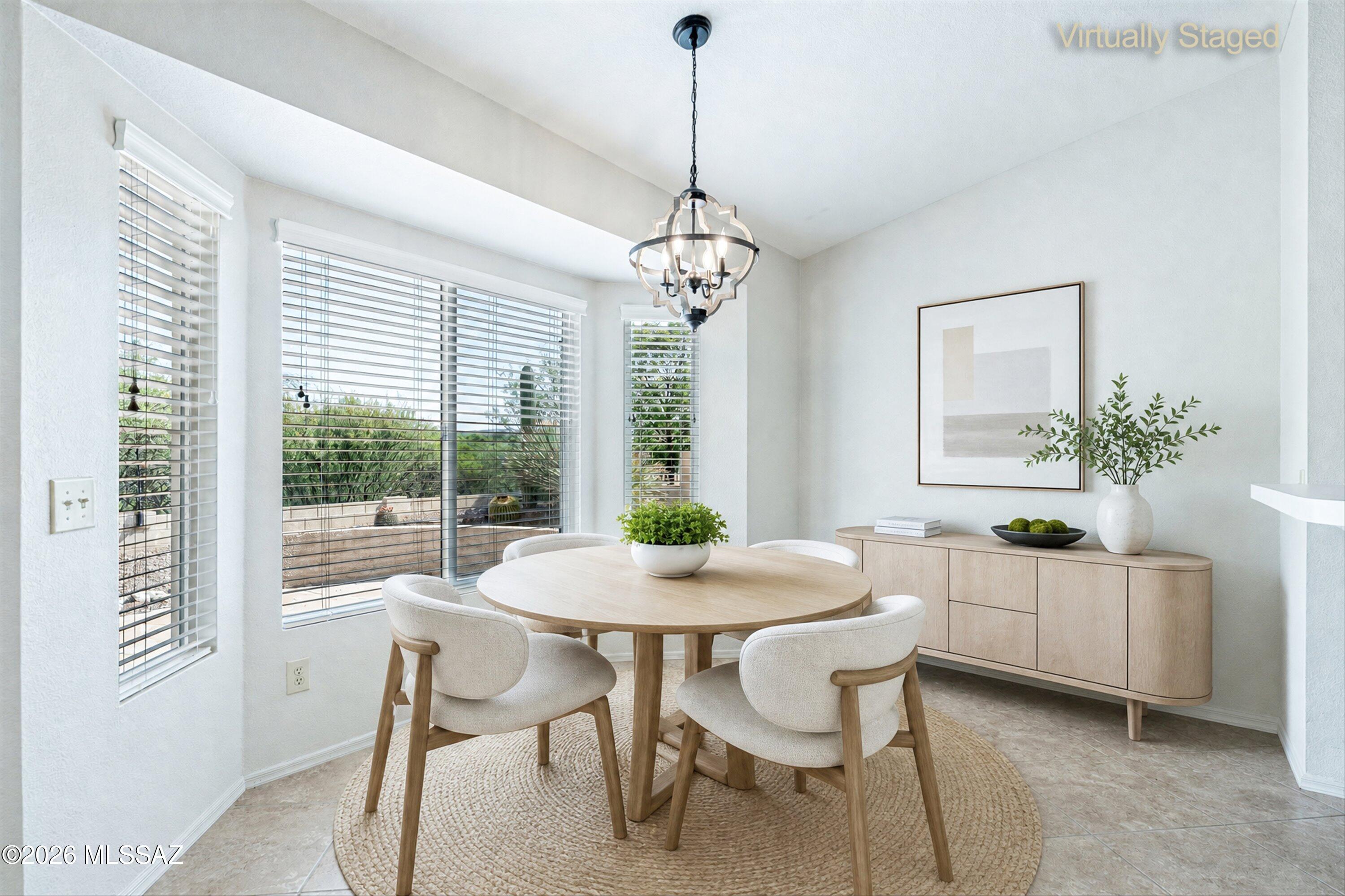 36972 South Highland Ridge Drive Tucson, AZ 85739 - Photo 12 of 50 Staged Breakfast Nook