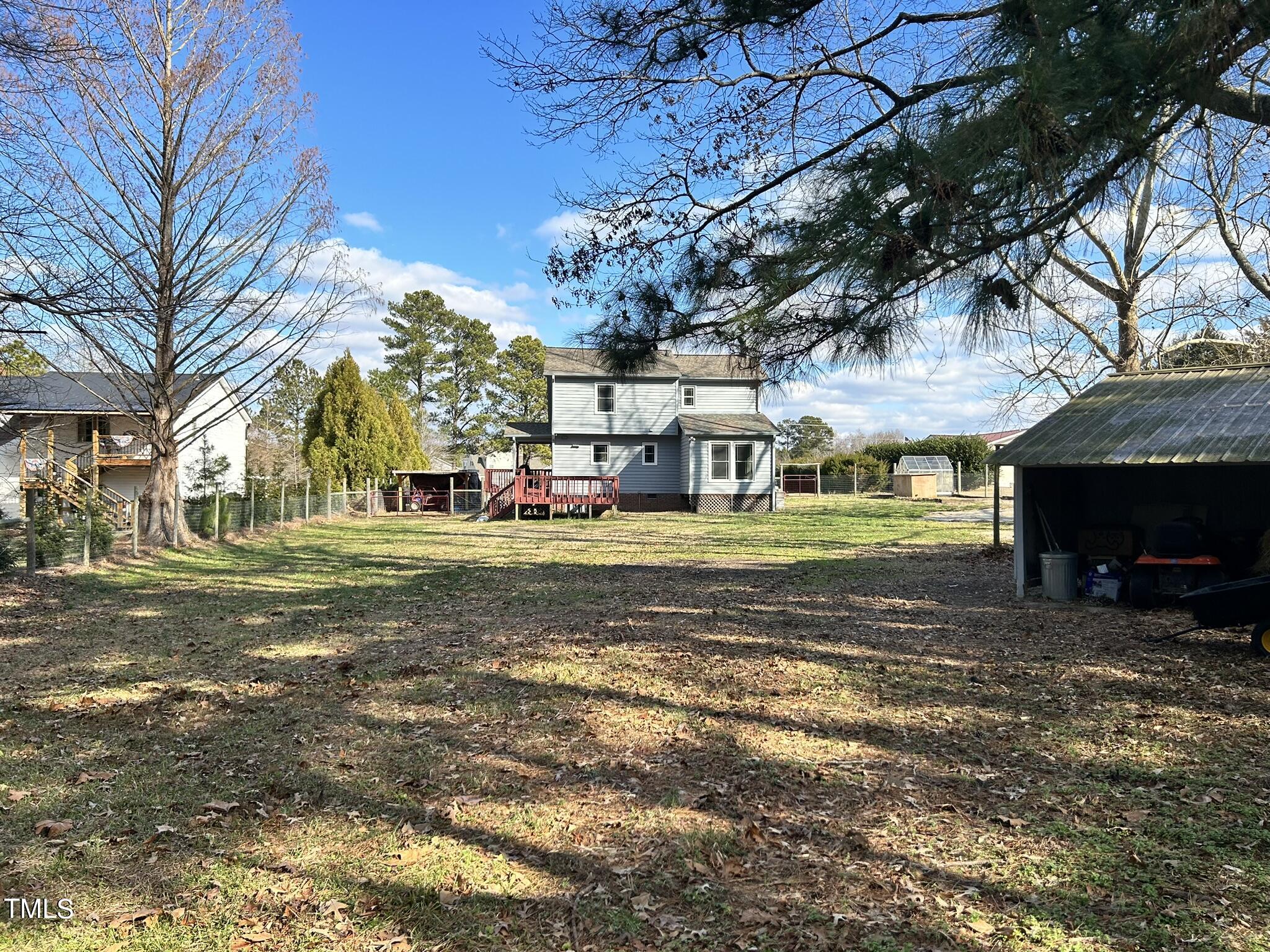 13535 Cleveland Road Garner, NC 27529 - Photo 18 of 18 a view of a house with a yard