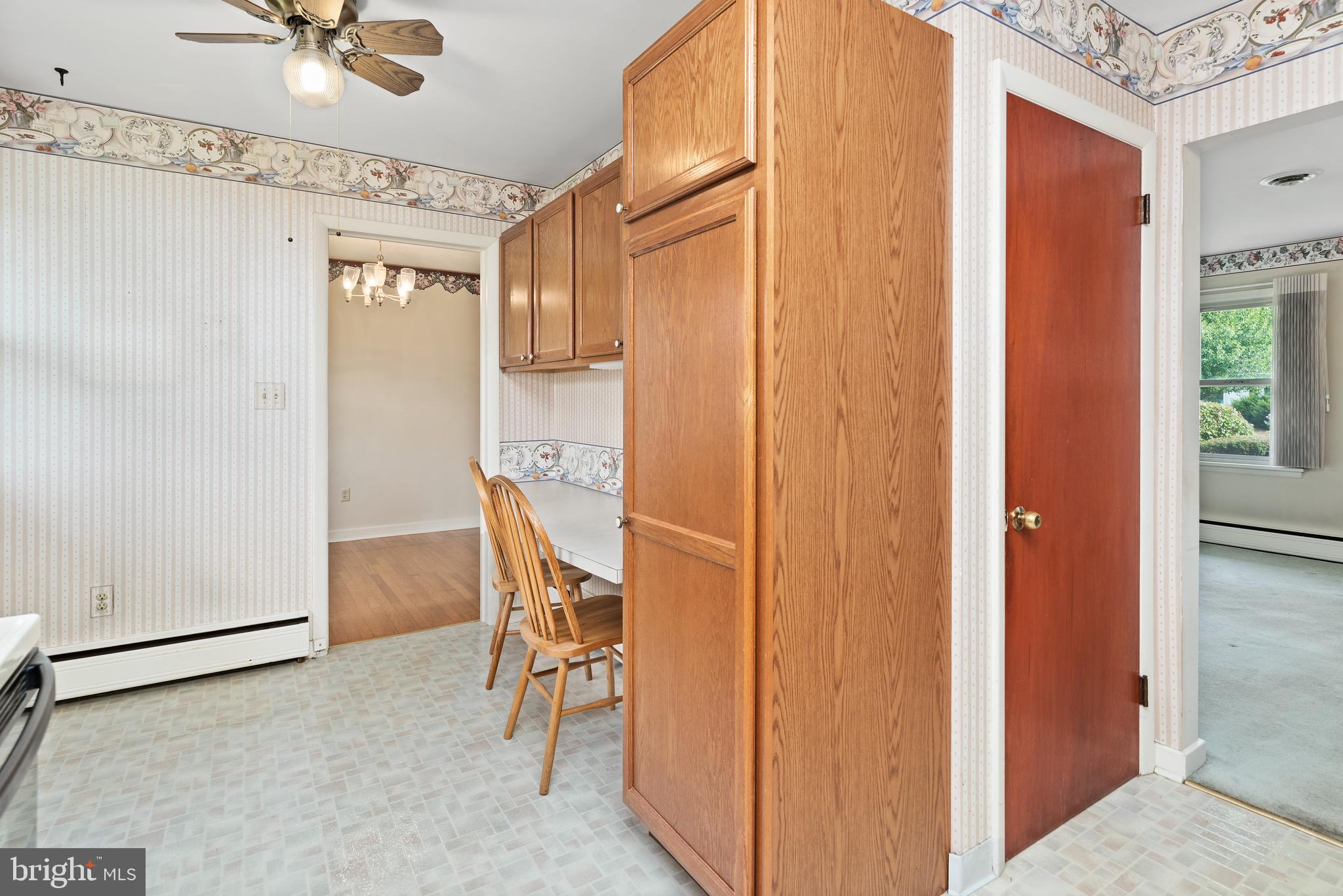 Kitchen from Living and Dining Rooms