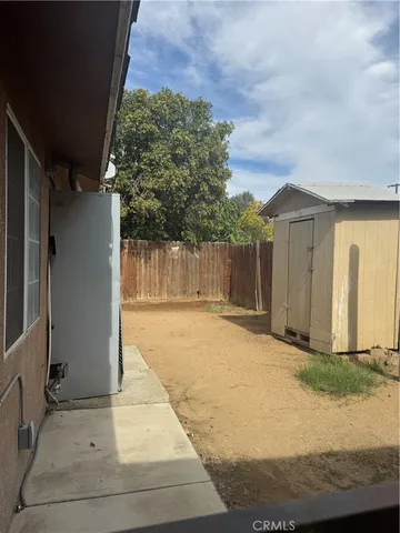 a backyard of a house