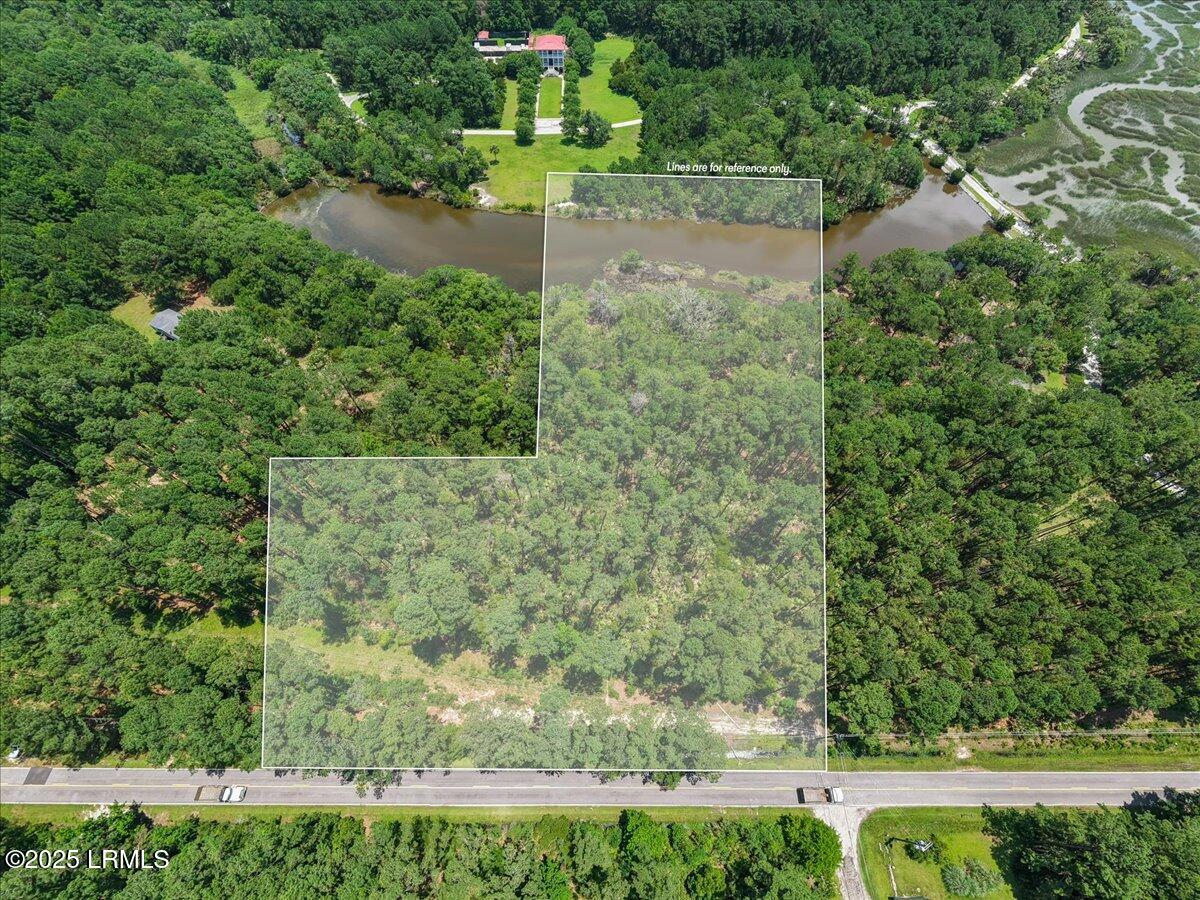 196 Polowana Road St. Helena Island, SC 29920 - Photo 4 of 36 04-Lot Aerial (4)