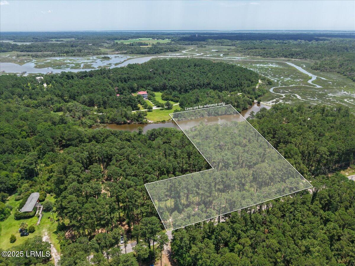 196 Polowana Road St. Helena Island, SC 29920 - Photo 6 of 36 06-Lot Aerial (6)