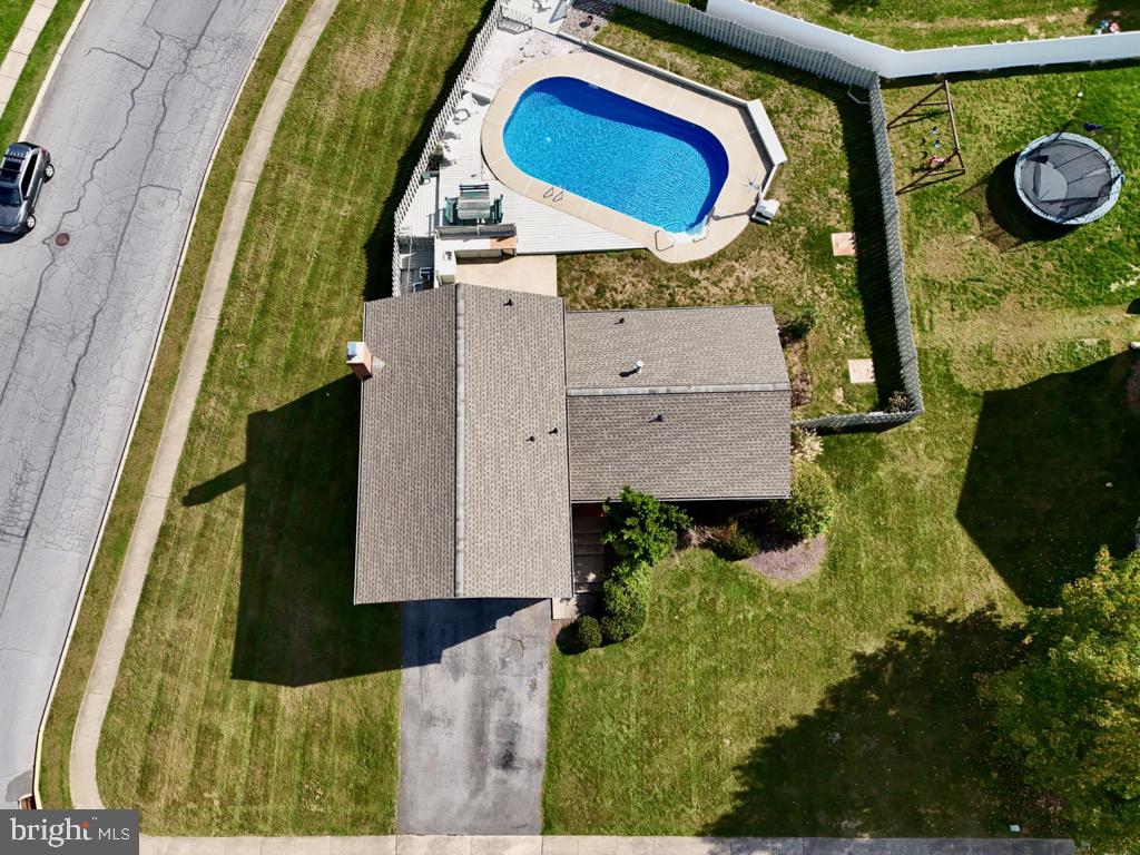 501 Deborah Drive Reading, PA 19608 - Photo 54 of 58 an aerial view of a house with a swimming pool