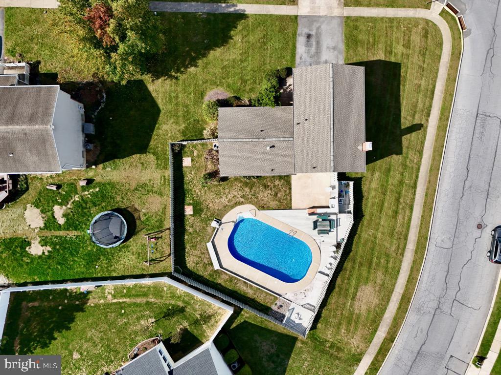 501 Deborah Drive Reading, PA 19608 - Photo 58 of 58 an aerial view of residential house with outdoor space and parking