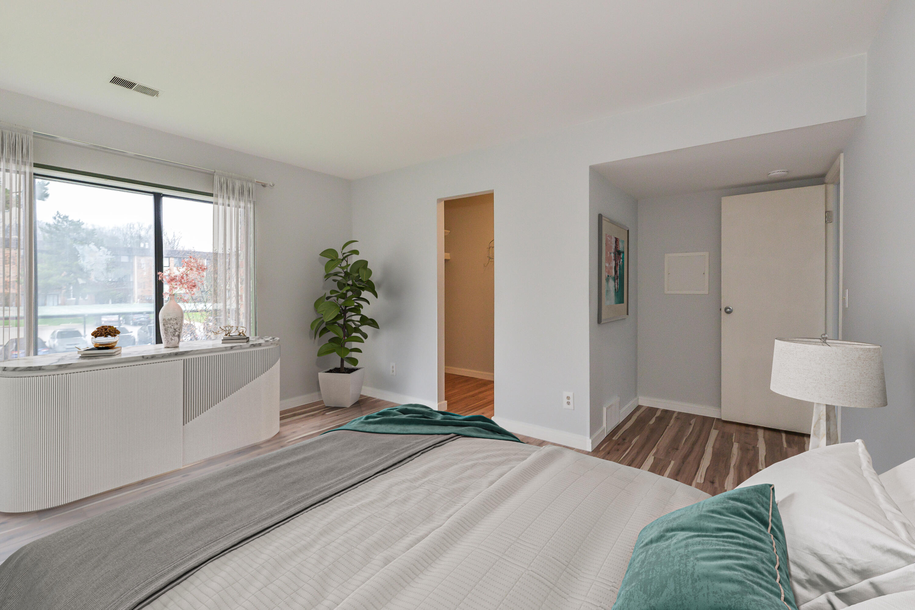 1265 South Maple Road, Unit 305 Ann Arbor, MI 48103 - Photo 3 of 30 Staged Primary Bedroom