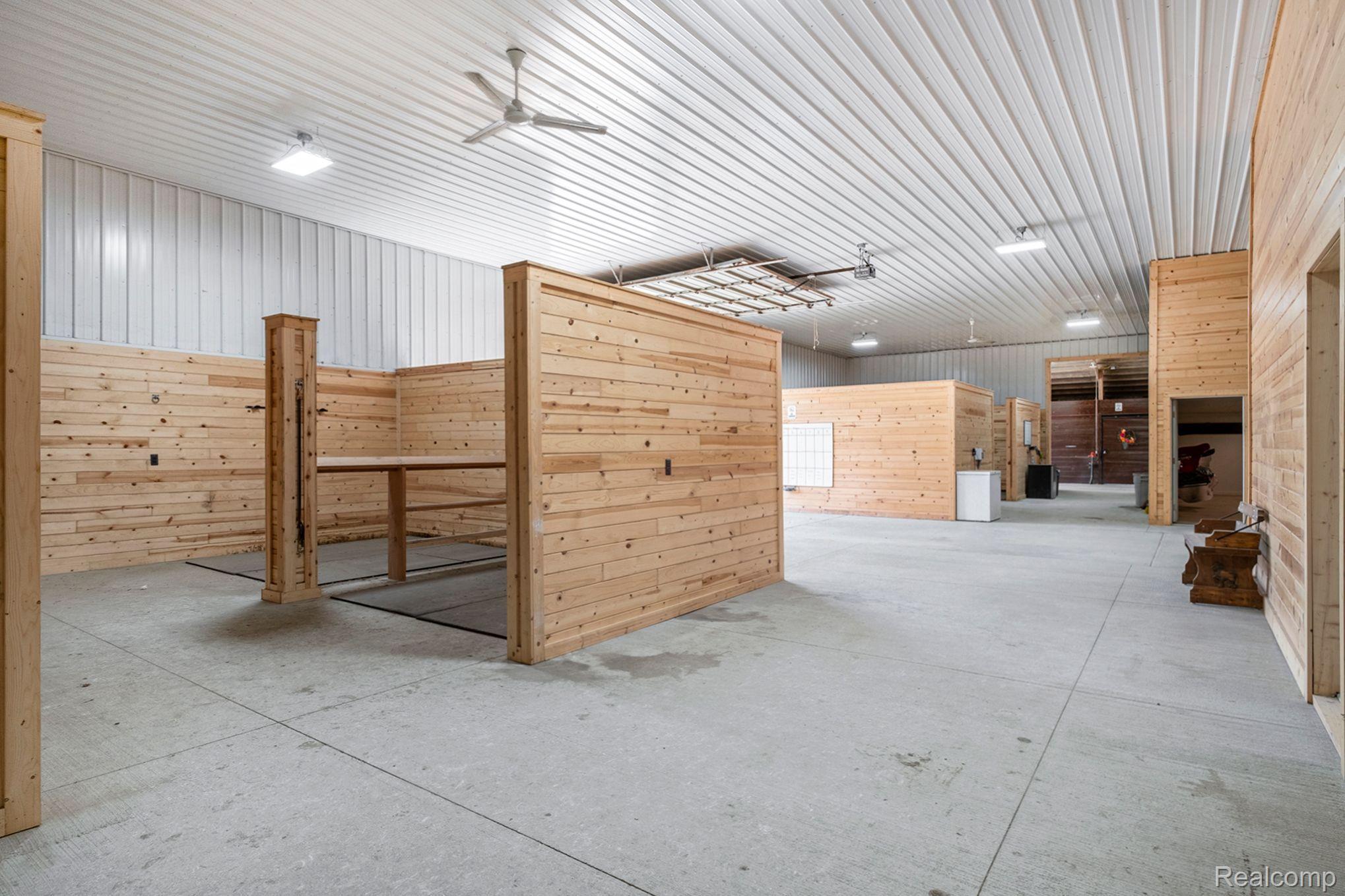 2208 East Dryden Road Metamora, MI 48455 - Photo 65 of 98 Wide aisles and new LED lighting, fans