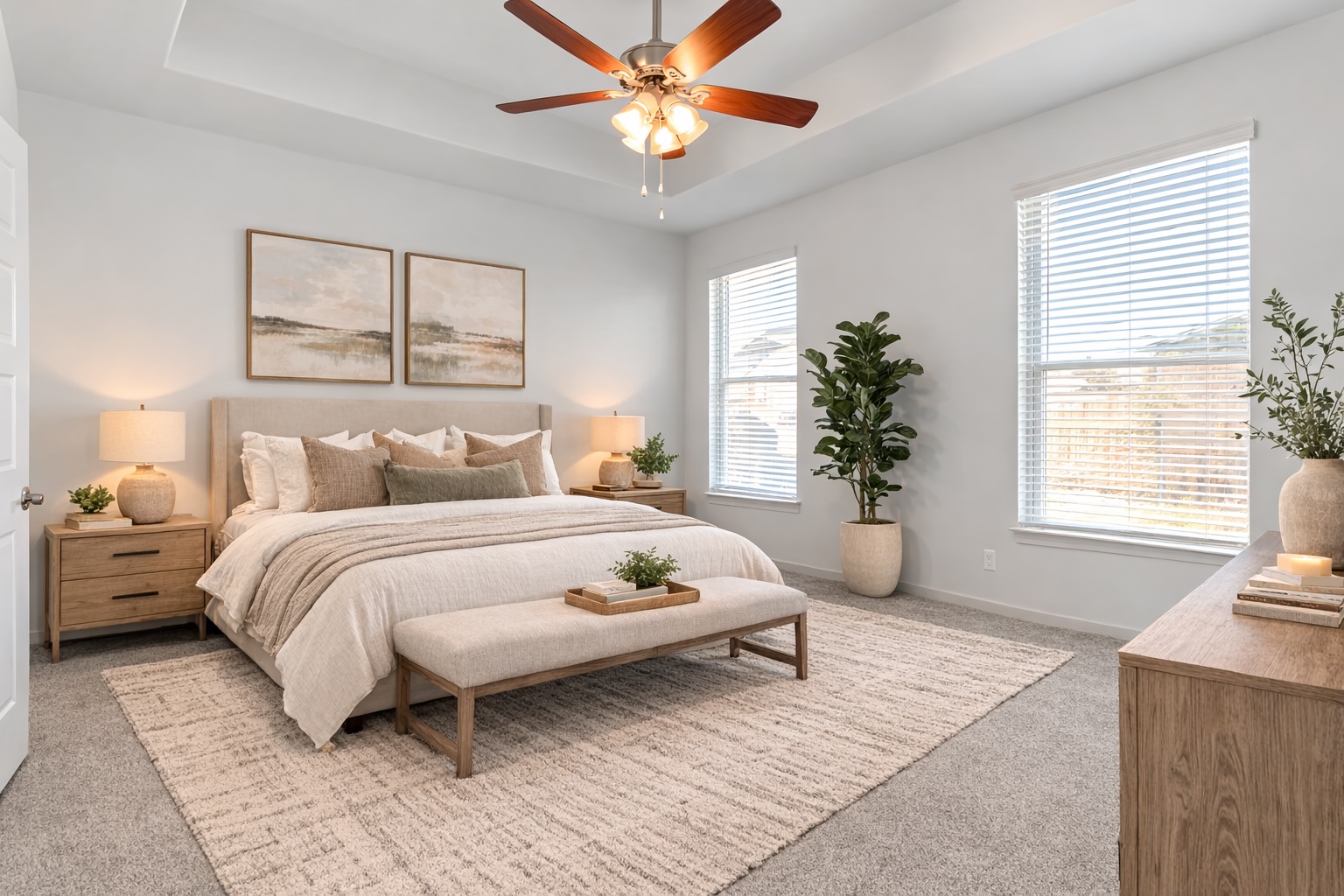 2201 Bobtail Pass Leander, TX 78641 - Photo 17 of 34 a bedroom with a large bed and a window