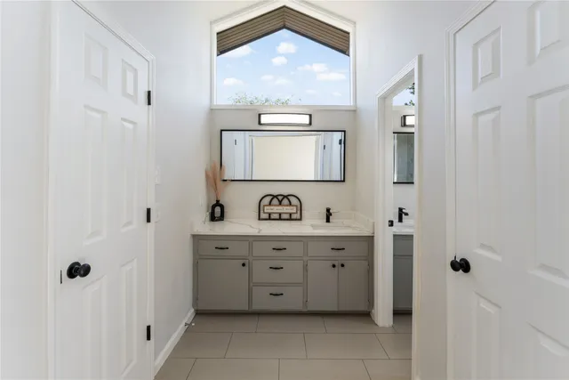 a view of an empty room