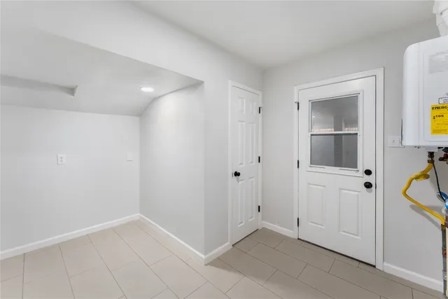 a view of hallway with stairs