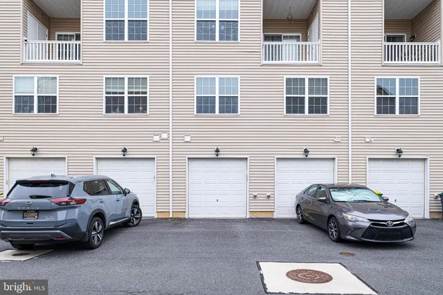 a car parked in front of a building