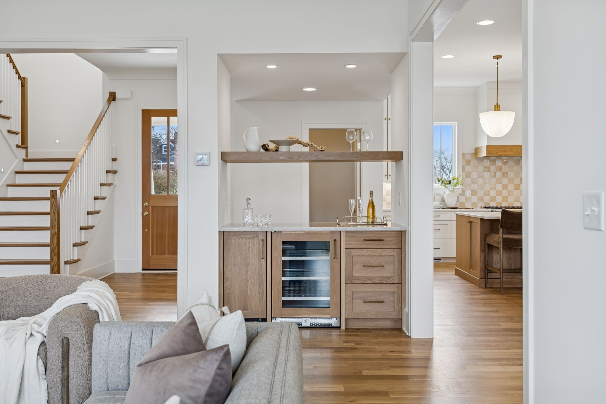 3510 Robin Road Nashville, TN 37204 - Photo 11 of 78 a living room with furniture and a fireplace