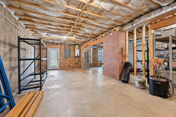 a view of storage and utility room