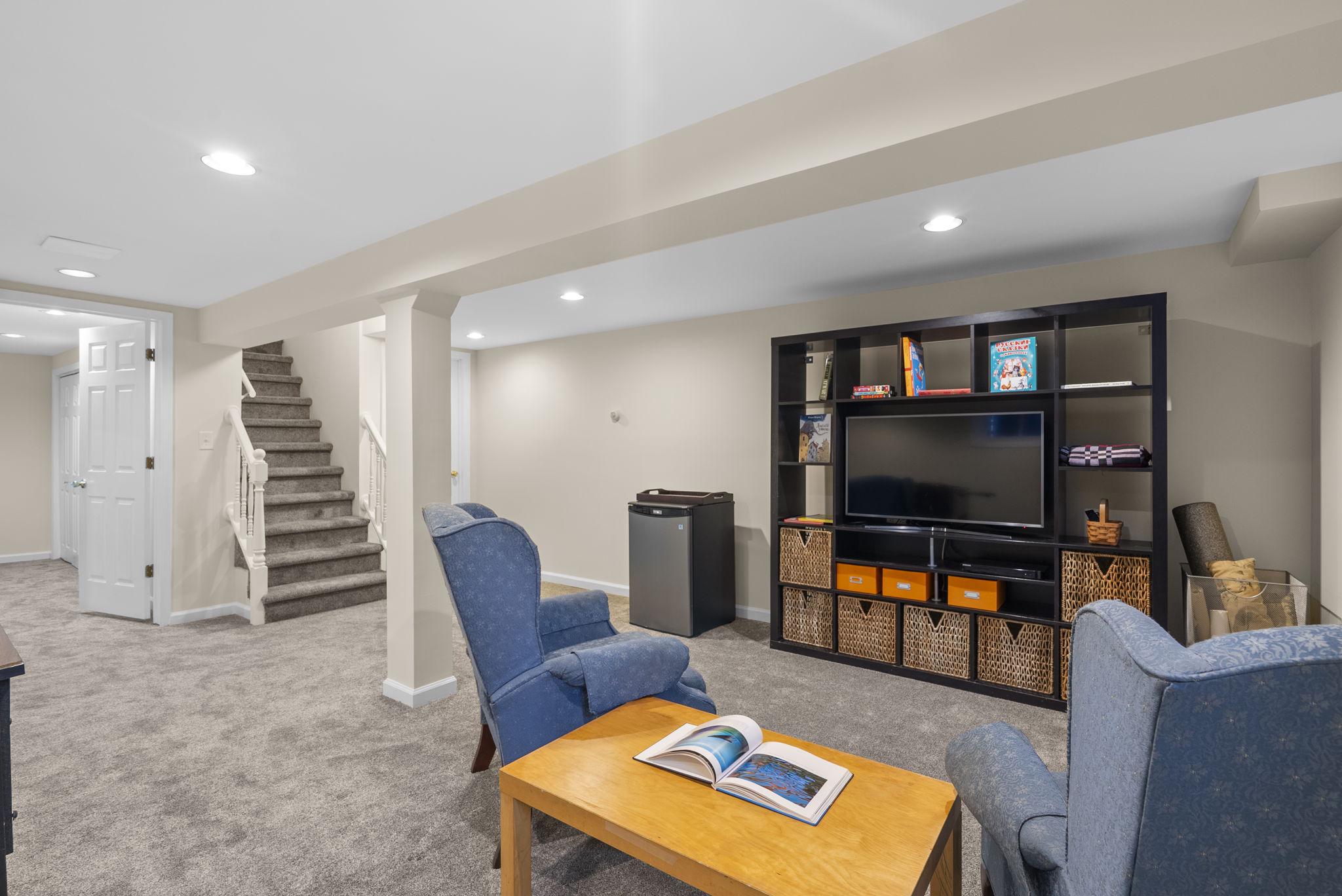 713 Gist Avenue Silver Spring, MD 20910 - Photo 20 of 32 Rec room with high ceilings and recessed lights