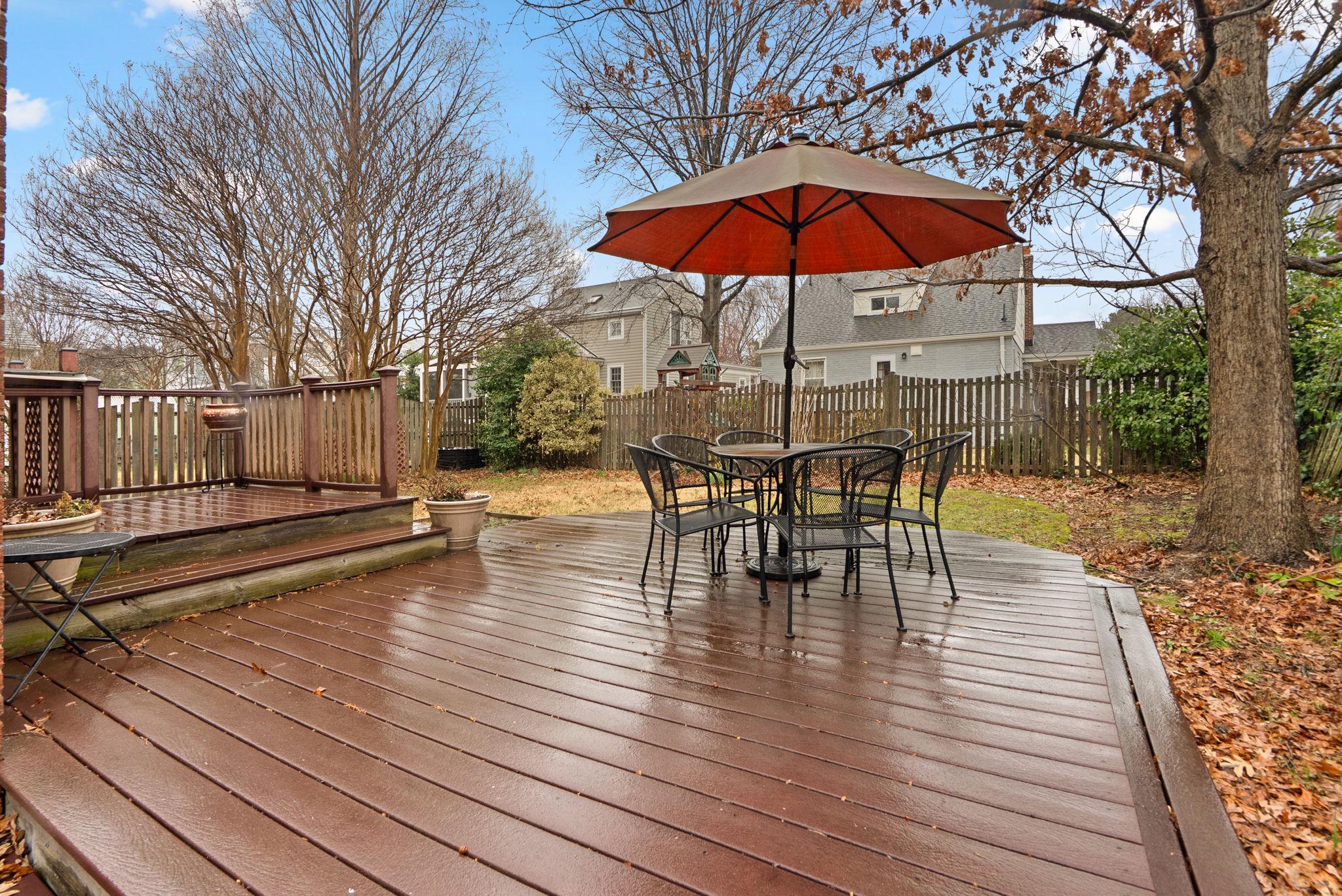 713 Gist Avenue Silver Spring, MD 20910 - Photo 27 of 32 Rear deck
