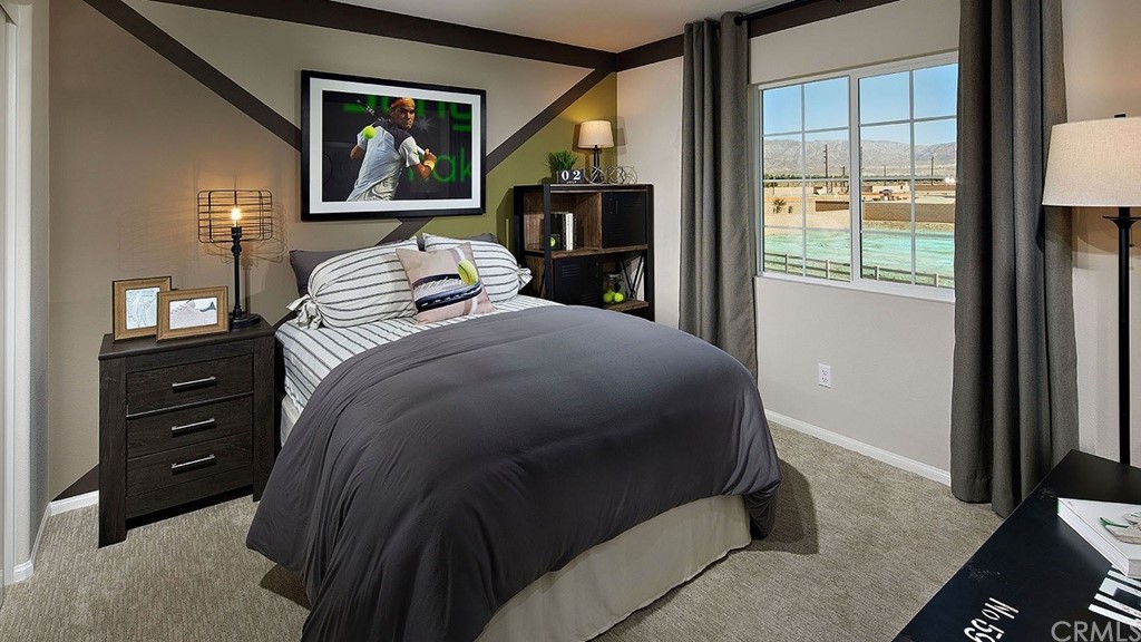 44324 Beringer Drive Indio, CA 92203 - Photo 14 of 14 a bedroom with a bed and wooden floor