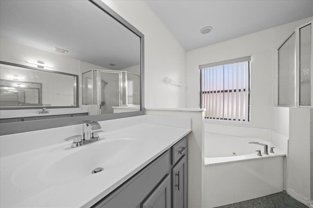 5659 Southwest 89th Place Ocala, FL 34476 - Photo 33 of 76 a bathroom with a tub sink and mirror