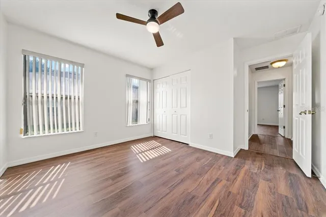 a view of backyard with garden and entertaining space