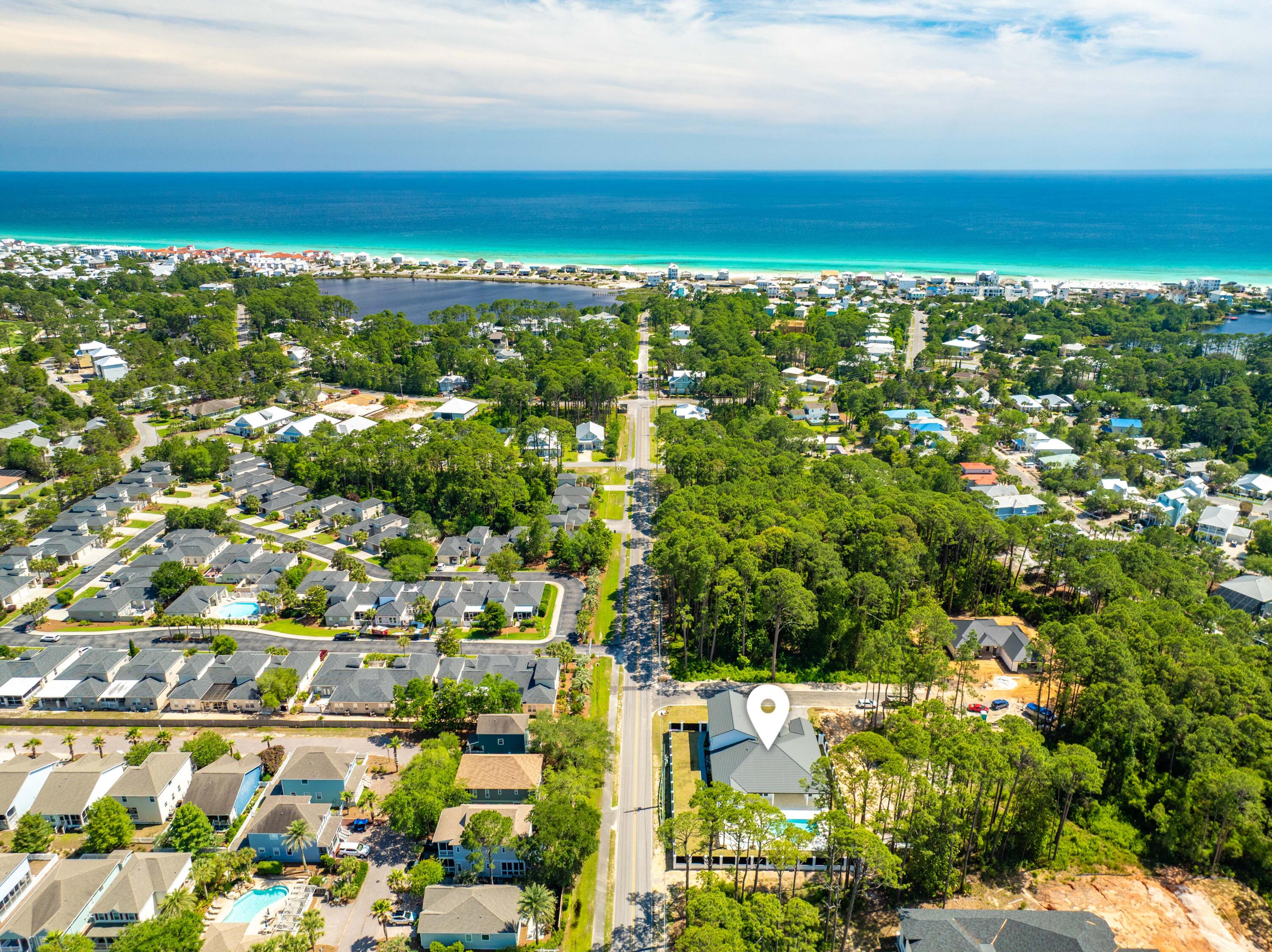 1124 Thompson Road Santa Rosa Beach, FL 32459 - Photo 5 of 44 1124 Thompson Aerial Marked-11