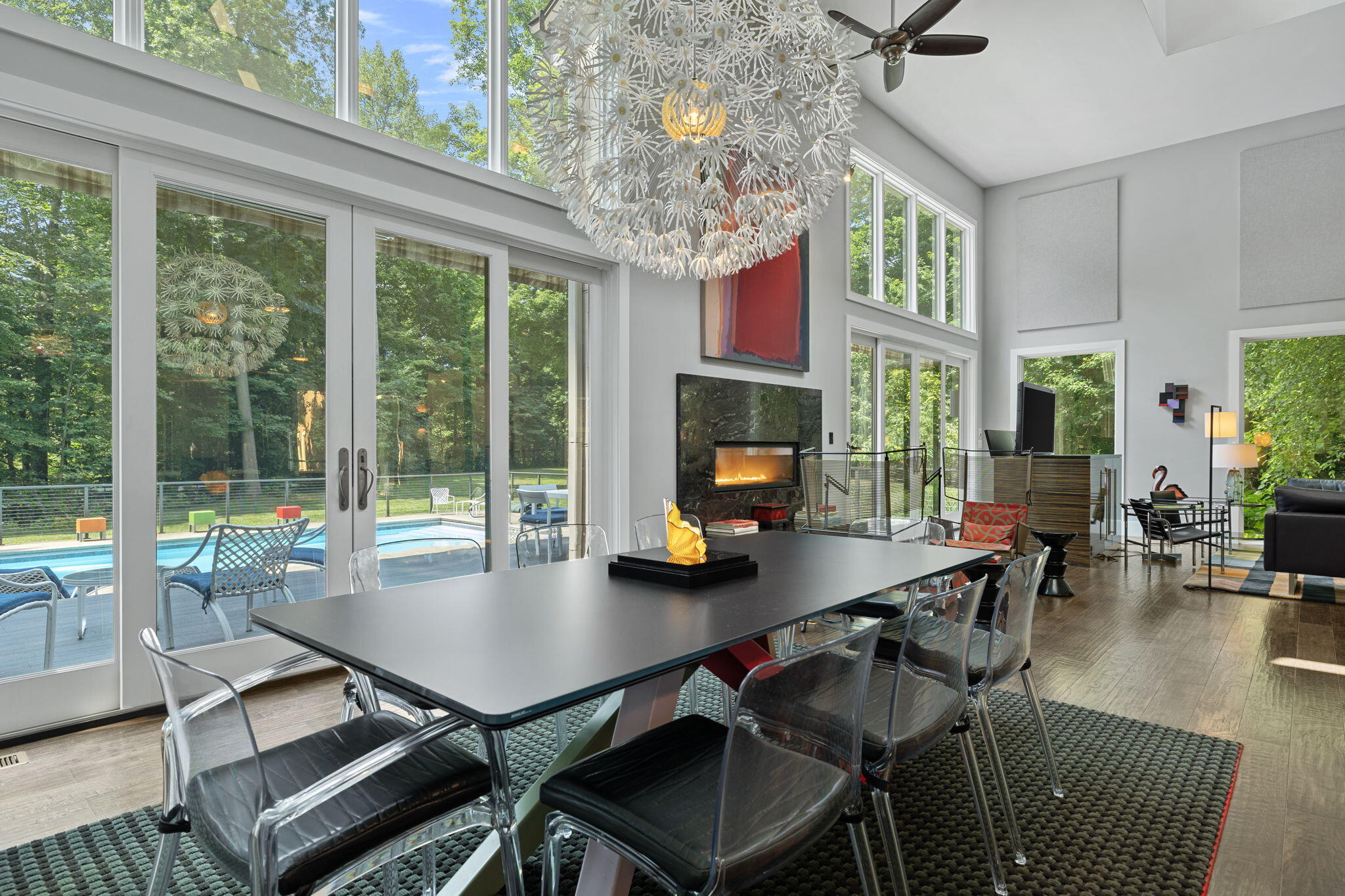 17138 River Bluff Drive, Unit 96 Union Pier, MI 49129 - Photo 14 of 89 a view of a dining room with furniture window and outside view