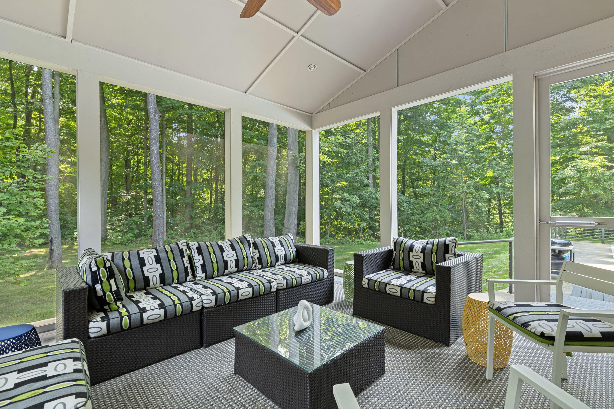 17138 River Bluff Drive, Unit 96 Union Pier, MI 49129 - Photo 28 of 89 a living room with furniture and windows