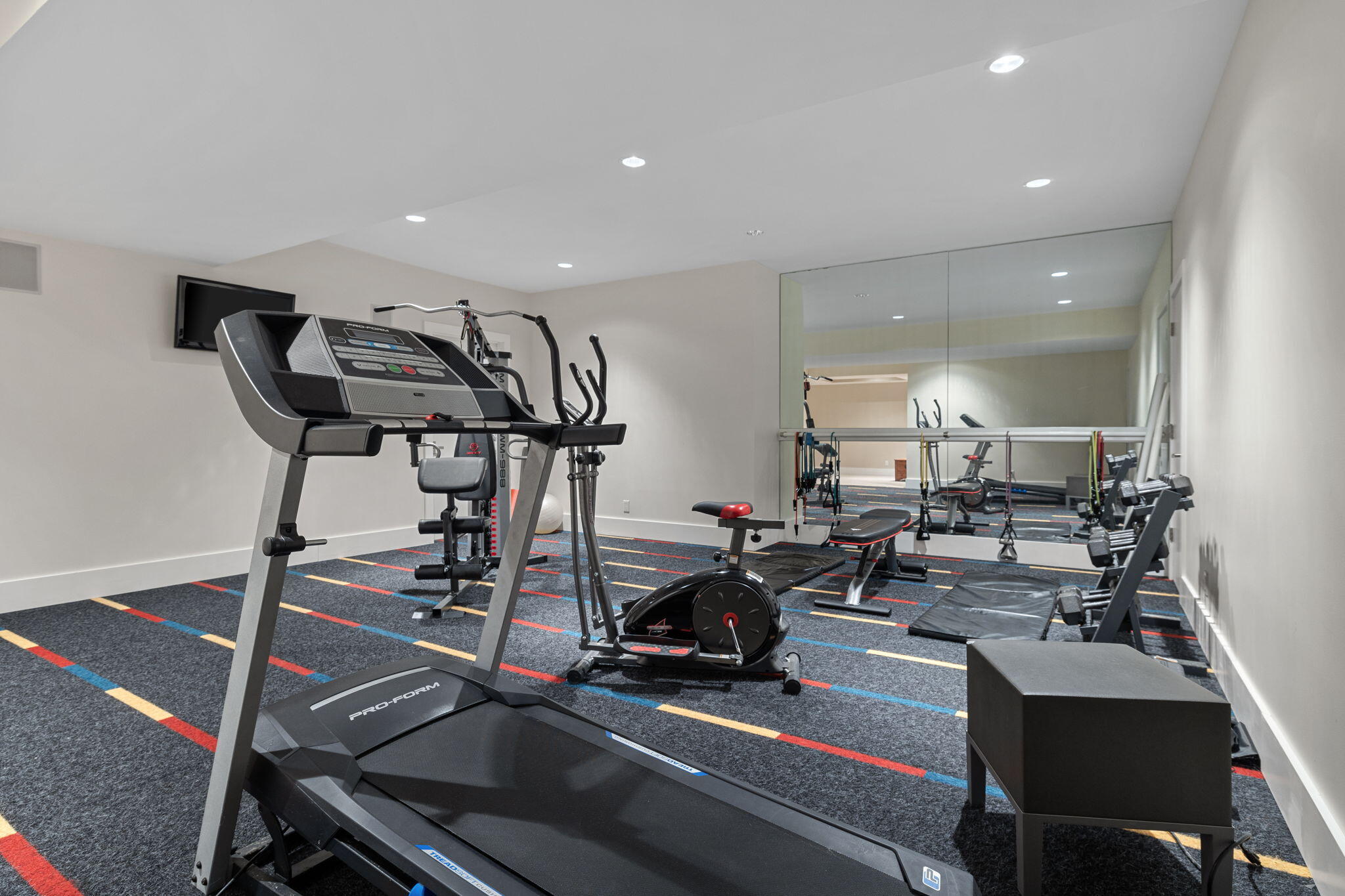 17138 River Bluff Drive, Unit 96 Union Pier, MI 49129 - Photo 68 of 89 a view of a room with gym equipment