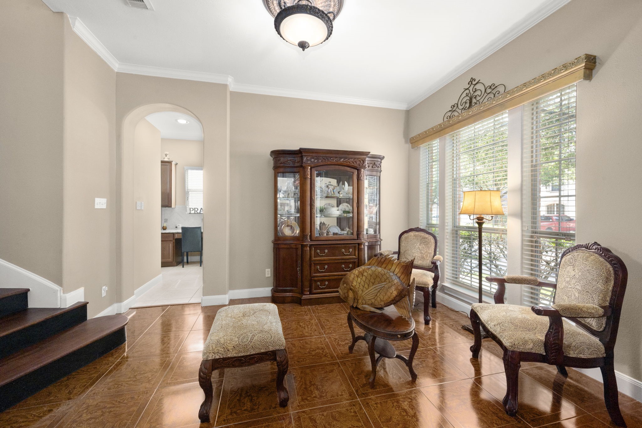 6315 Amelia Springs Drive Spring, TX 77379 - Photo 11 of 46 a living room with furniture and floor to ceiling windows