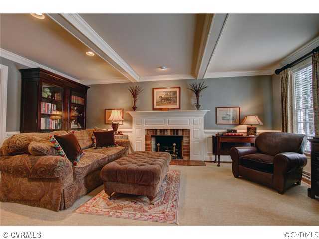 2310 Banstead Road Midlothian, VA 23113 - Photo 2 of 21 a living room with furniture and a fireplace