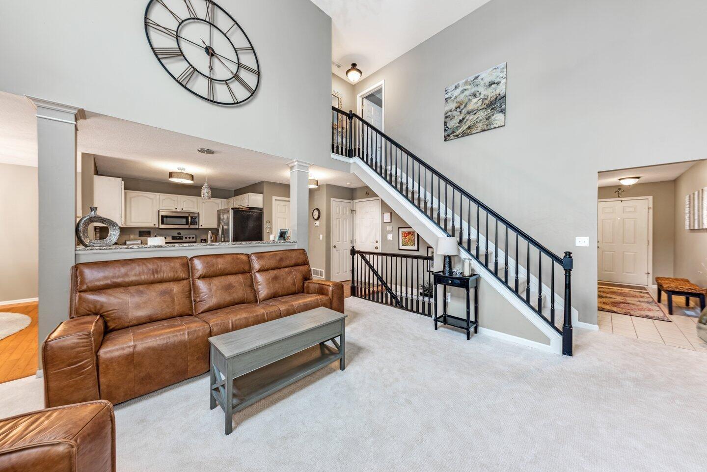 342 Sycamore Ridge Way Columbus, OH 43230 - Photo 9 of 44 Great room with open staircase