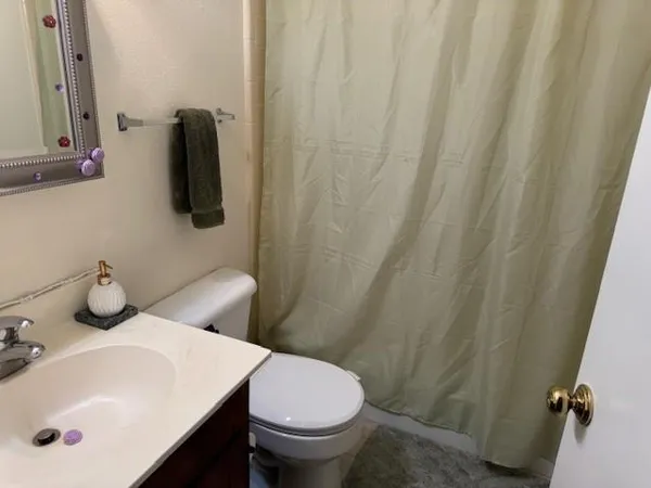 a close view of washer and dryer