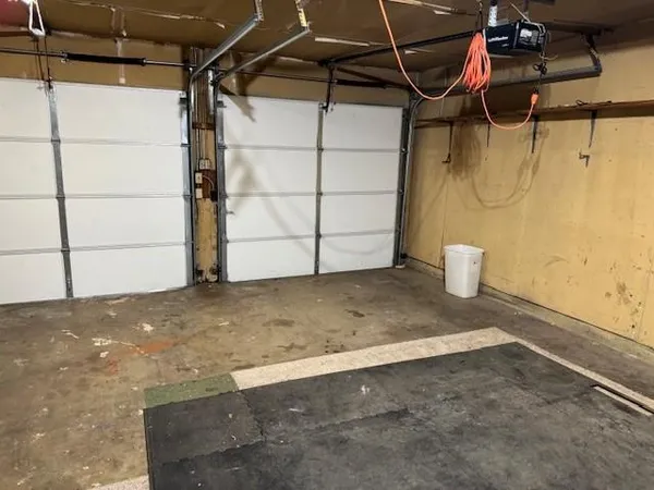 a room with gym equipment