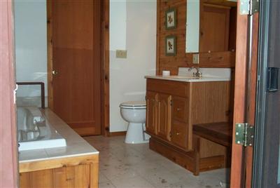 352 Springdale Street Sebastopol, CA 95472 - Photo 12 of 12 A second view of the Asian inspired bathroom. The door leads to the laundry room.