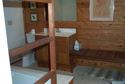 352 Springdale Street Sebastopol, CA 95472 - Photo 10 of 12 View of the sink and bench in the bathroom.