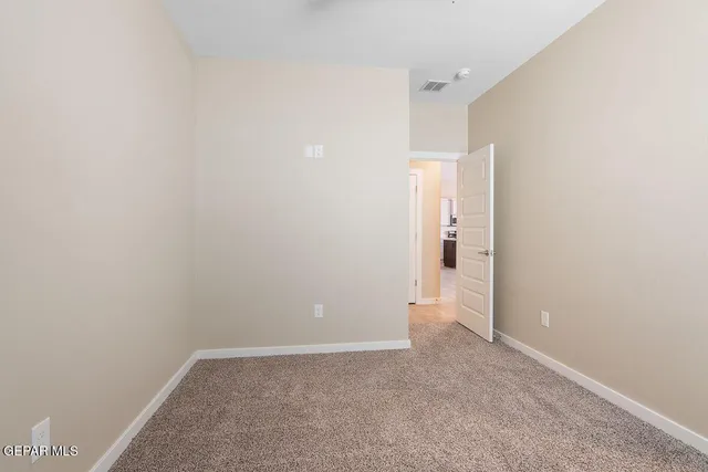 a view of an empty room