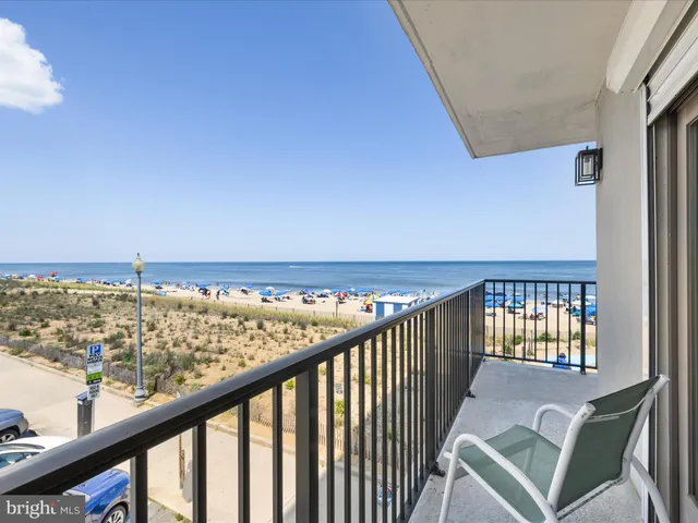a view of city from a balcony