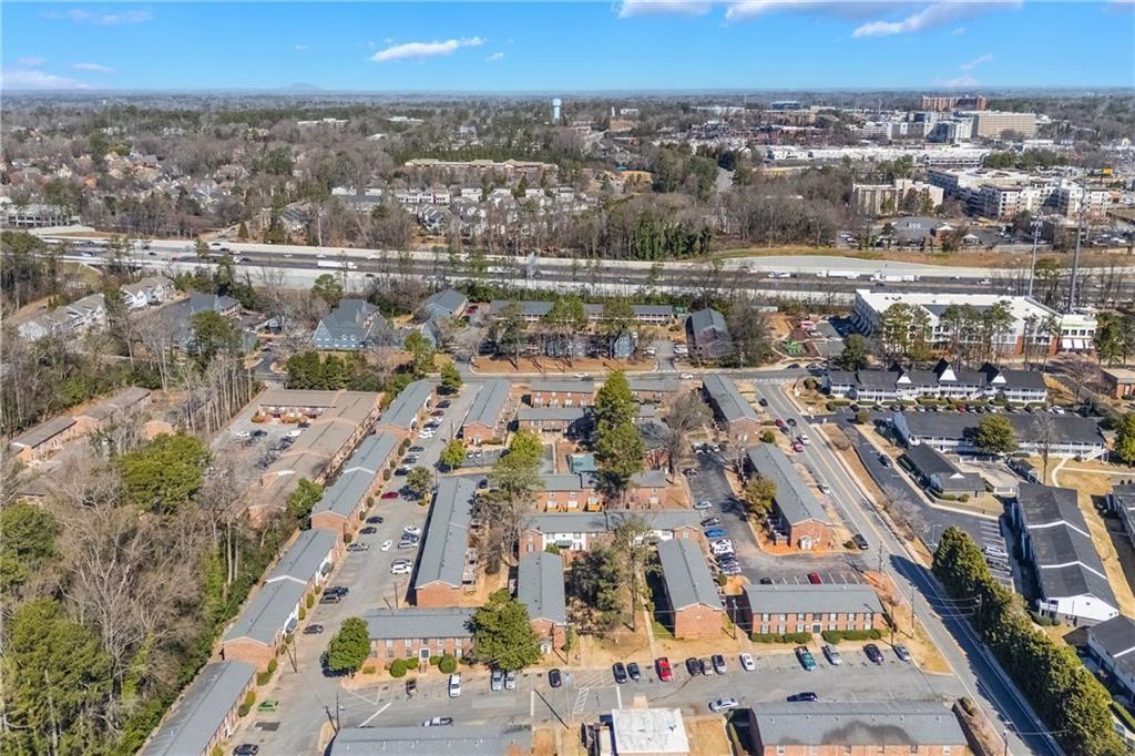 5629 Kingsport Drive, Unit 11 Atlanta, GA 30342 - Photo 46 of 52 an aerial view of multiple house
