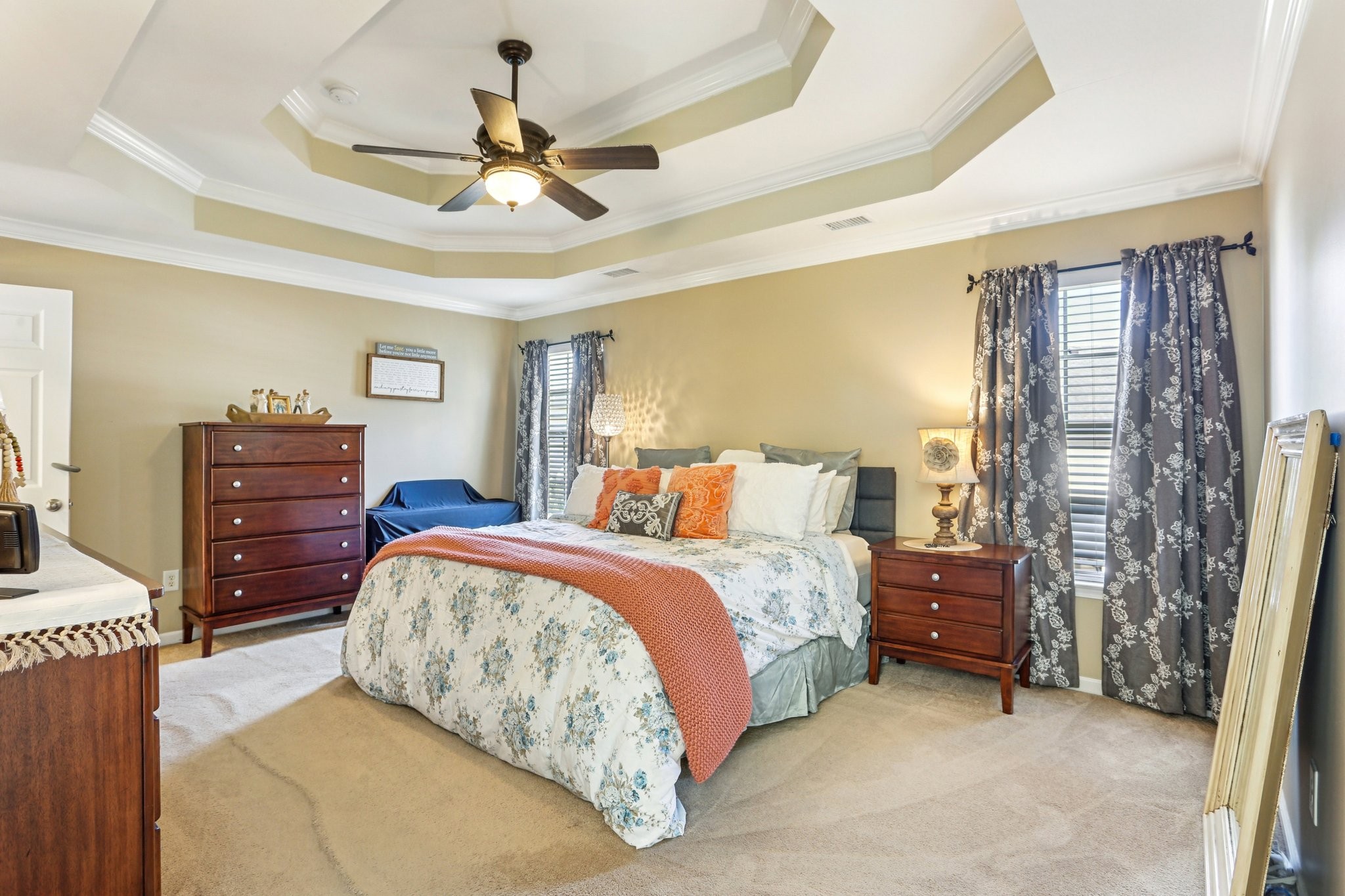 5017 Saunders Terrace Spring Hill, TN 37174 - Photo 29 of 52 a spacious bedroom with a bed dresser and a window