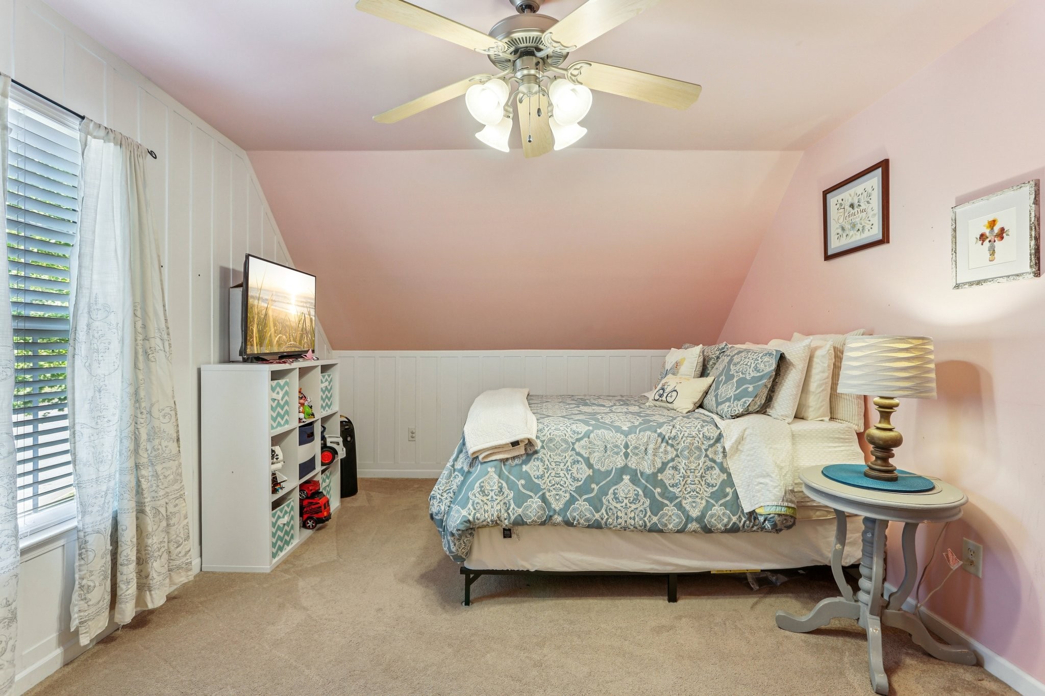 5017 Saunders Terrace Spring Hill, TN 37174 - Photo 39 of 52 a living room with furniture and a flat screen tv