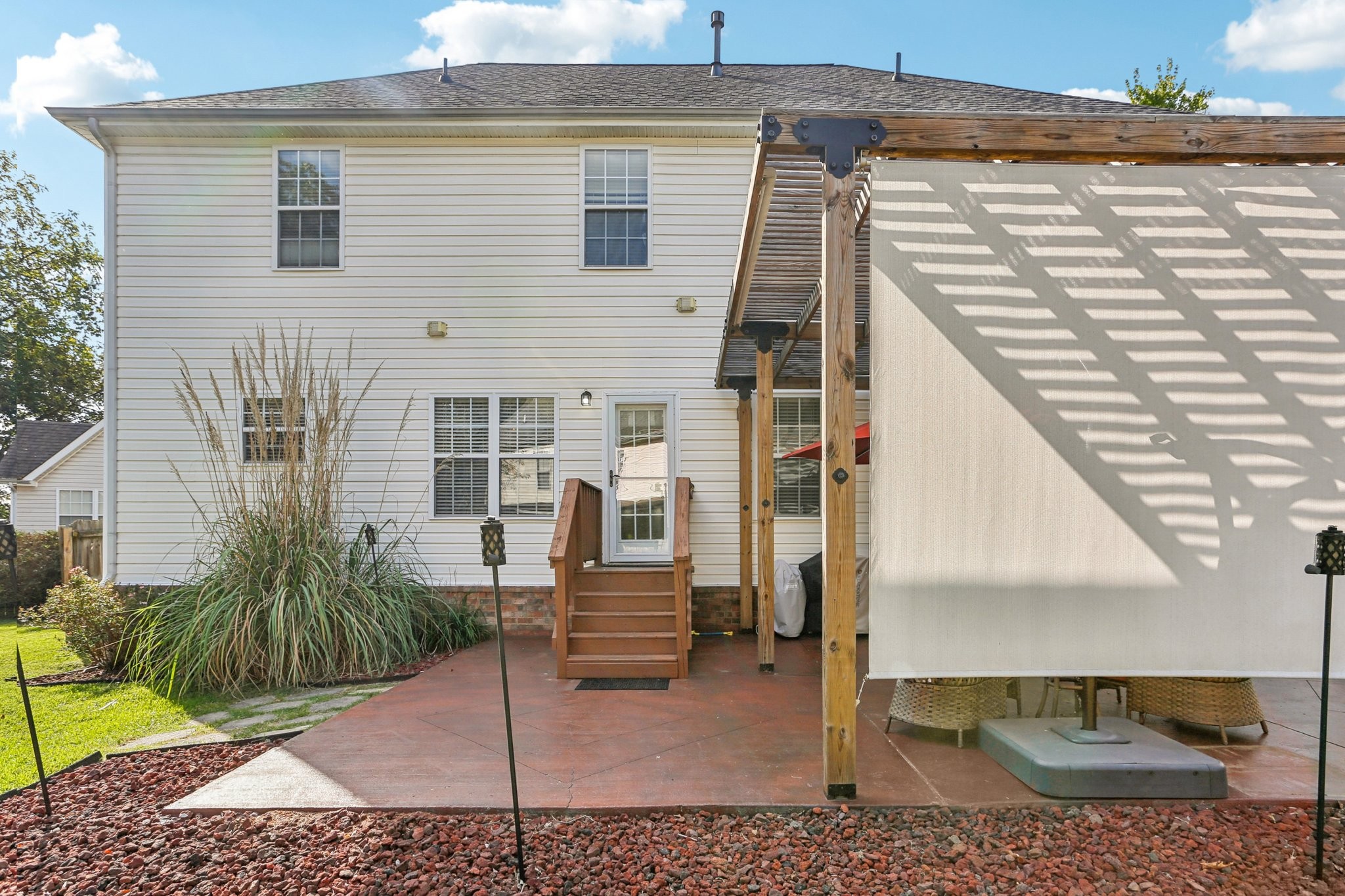 5017 Saunders Terrace Spring Hill, TN 37174 - Photo 49 of 52 a view of a house with a patio