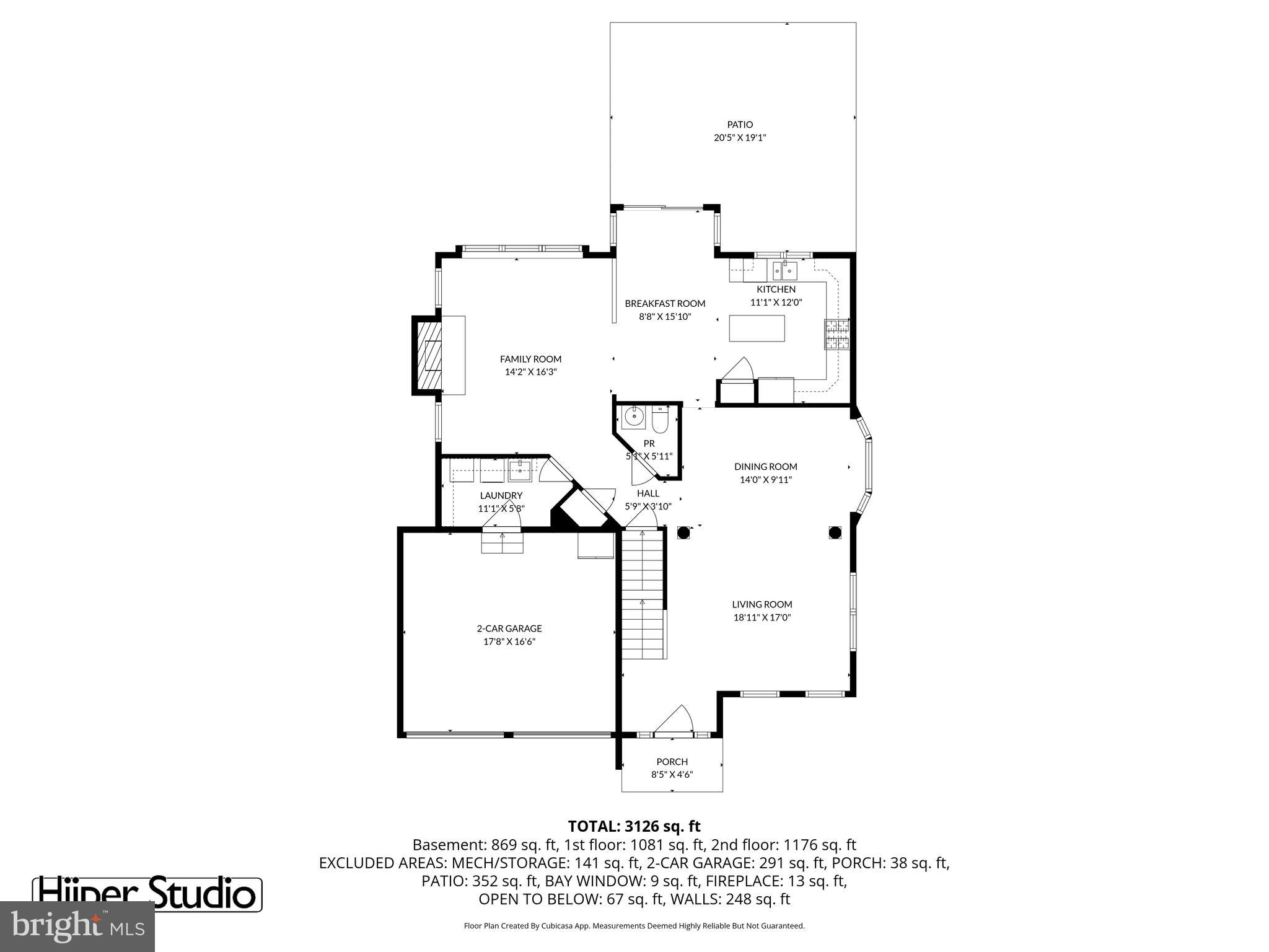 1327 Murray Downs Way Reston, VA 20194 - Photo 68 of 70 Main-level Floorplan