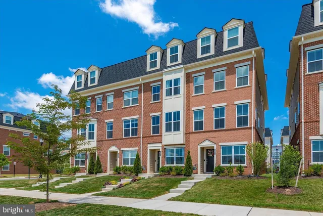 a front view of a building