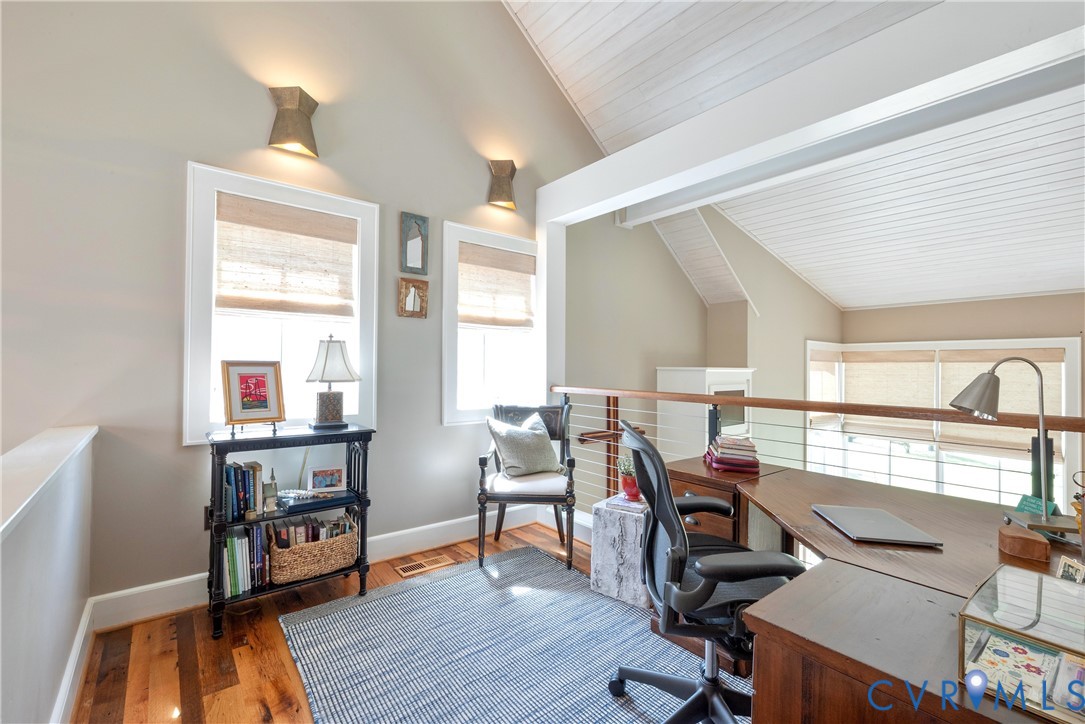 794 River Road West Manakin-Sabot, VA 23103 - Photo 42 of 82 Open concept office with a view over the great roo