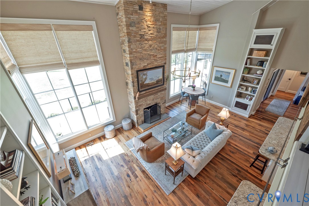 794 River Road West Manakin-Sabot, VA 23103 - Photo 43 of 82 View from office space looking down over great roo