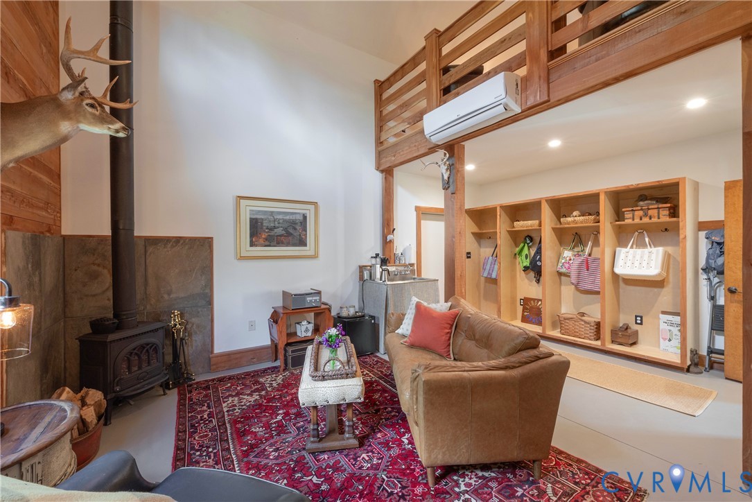 794 River Road West Manakin-Sabot, VA 23103 - Photo 55 of 82 Built in lockers, mini split and woodburning stove